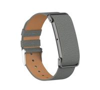 FTRONGRT Bracelet Compatible avec Google Fitbit Air, Bracelet à texture grain lychee avec cadre de protection métallique intégré, bracelet de remplacement pour bracelet connecté.