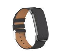 FTRONGRT Bracelet Compatible avec Google Fitbit Air, Bracelet à texture grain lychee avec cadre de protection métallique intégré, bracelet de remplacement pour bracelet connecté.