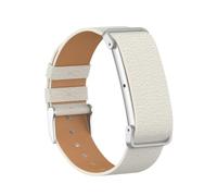 FTRONGRT Bracelet Compatible avec Google Fitbit Air, Bracelet à texture grain lychee avec cadre de protection métallique intégré, bracelet de remplacement pour bracelet connecté.