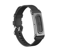 FTRONGRT Bracelet Compatible avec Google Fitbit Air, Bracelet en silicone avec cadre de protection métallique, bracelet de remplacement réglable à boucle à épingle.
