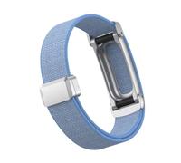 FTRONGRT Bracelet Compatible avec Google Fitbit Air, Bracelet sport en nylon réglable avec cadre de protection métallique et boucle magnétique métallique, pour homme et femme.