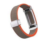 FTRONGRT Bracelet Compatible avec Google Fitbit Air, Bracelet sport en nylon réglable avec cadre de protection métallique et boucle magnétique métallique, pour homme et femme.