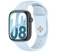 FTRONGRT Bracelet Compatible avec Honor Watch X5i, Doux Silicone, Confortable Sangle de Remplacement.Bleu clair