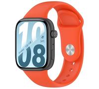 FTRONGRT Bracelet Compatible avec Honor Watch X5i, Doux Silicone, Confortable Sangle de Remplacement.Orange