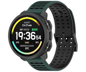 FTRONGRT Bracelet Compatible avec Oppo Watch X3, Doux Silicone, Confortable Sangle de Remplacement.Vert Mousse
