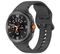 FTRONGRT Bracelet Compatible avec Samsung Galaxy Watch 8 40mm / 44mm / 8 Classic, Doux Silicone, Confortable Sangle de Remplacement.Officiel Space Ash