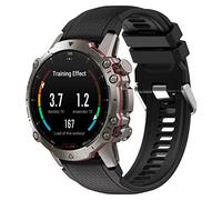 FTRONGRT Bracelet pour montre Amazfit Falcon, Silicone Bracelet, Sangle de Remplacement pour Amazfit Falcon-Noir