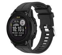 FTRONGRT Bracelet pour montre Garmin Descent G1, Silicone Bracelet, Sangle de Remplacement pour Garmin Descent G1.Noir