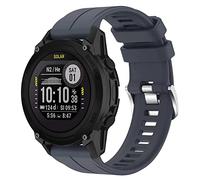 FTRONGRT Bracelet pour montre Garmin Descent G1, Silicone Bracelet, Sangle de Remplacement pour Garmin Descent G1.Bleu Roche