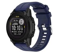FTRONGRT Bracelet pour montre Garmin Descent G1, Silicone Bracelet, Sangle de Remplacement pour Garmin Descent G1.Bleu Nuit