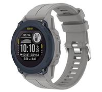 FTRONGRT Bracelet pour montre Garmin Descent G1, Silicone Bracelet, Sangle de Remplacement pour Garmin Descent G1.Gris Clair