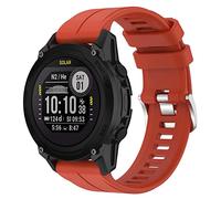 FTRONGRT Bracelet pour montre Garmin Descent G1, Silicone Bracelet, Sangle de Remplacement pour Garmin Descent G1.Pamplemousse Rouge