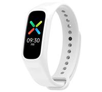 FTRONGRT Bracelet pour montre OPPO Band, Silicone Bracelet, Sangle de Remplacement pour OPPO Band.Blanc