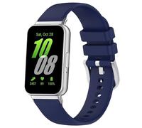 FTRONGRT Bracelet pour montre Samsung Galaxy Fit 3, Silicone Bracelet, Sangle de Remplacement pour Samsung Galaxy Fit 3. Bleu Marine