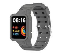 FTRONGRT Bracelet pour montre Xiaomi Poco Watch, Silicone Bracelet, Sangle de Remplacement pour Xiaomi Poco Watch.Gris