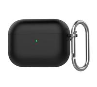 FTRONGRT Coque Compatible avec AirPods Pro 3, Silicone Souple, Résistant aux Rayures, Antichoc, Housse en Silicone pour Écouteurs Bluetooth.Noir