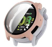 FTRONGRT Coque Compatible avec Amazfit Active Max, PC + Film Trempé, Anti-Rayures Étui de Protection Tout Compris. Rose