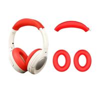 FTRONGRT Coque Compatible avec Anker Baseus Inspire XH1, Silicone Anti-Rayures Capuchon d'oreille et Faisceau de Tête Étui de Protection.Rouge