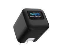 FTRONGRT Coque Compatible avec Anker Nano Smart 45W Max Charger, Étanche à la Poussière, Anti-Chute, Silicone, Chargeur Étui de Protection. Noir