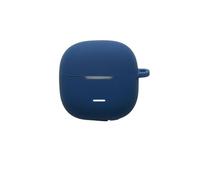 FTRONGRT Coque Compatible avec Anker Soundcore AeroFit 2 Pro, Silicone Souple, Résistant aux Rayures, Antichoc, Housse en Silicone pour Écouteurs Bluetooth.Bleu Marin