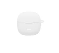 FTRONGRT Coque Compatible avec Anker Soundcore P42i, Silicone Souple, Résistant aux Rayures, Antichoc, Housse en Silicone pour Écouteurs Bluetooth.Blanc