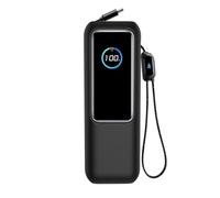 FTRONGRT Coque Compatible avec Anker Zolo 25000mAH 165W Power Bank, Étanche à la Poussière, Anti-Chute, Silicone Étui de Protection Compatible avec Anker Zolo 25000mAH 165W Power Bank. Noir