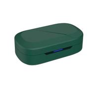 FTRONGRT Coque Compatible avec ASUS ROG Cetra Open Wireless, Silicone Souple, Résistant aux Rayures, Antichoc, Housse en Silicone pour Écouteurs Bluetooth.Vert Foncé