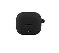 FTRONGRT Coque Compatible avec Baseus Bass BP1 NC, Silicone Souple, Résistant aux Rayures, Antichoc, Housse en Silicone pour Écouteurs Bluetooth.Noir