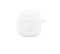 FTRONGRT Coque Compatible avec Baseus Bass TWS, Silicone Souple, Résistant aux Rayures, Antichoc, Housse en Silicone pour Écouteurs Bluetooth.Blanc