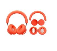 FTRONGRT Coque Compatible avec CMF by Nothing Headphone Pro, Silicone Anti-Rayures Capuchon d'oreille et Faisceau de Tête Étui de Protection.Orange
