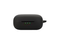 FTRONGRT Coque Compatible avec EarFun Air Pro 4 Coque, Antichoc, Housse en Silicone pour Écouteurs Bluetooth Compatible avec EarFun Air Pro 4.Noir