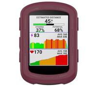 FTRONGRT Coque Compatible avec Garmin Edge 850/550, TPU Souple, Résistant aux Rayures, Étui de Protection pour Compteur de Vélo. Bordeaux