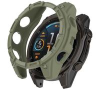 FTRONGRT Coque Compatible avec Garmin Tactix 8 AMOLED 51mm, TPU Souple, Anti-Rayures, Montre Étui de Protection Compatible avec Garmin Tactix 8 AMOLED 51mm. Vert Jungle