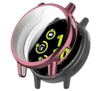 FTRONGRT Coque Compatible avec Garmin Vivoactive 5, Anti-Rayures, Galvanoplastie TPU Souple, Boîtier de Montre Tout Compris Compatible avec Garmin Vivoactive 5. Rose