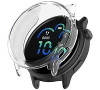FTRONGRT Coque Compatible avec Garmin vivoactive 6, Anti-Rayures, Galvanoplastie TPU Souple, Boîtier de Montre Tout Compris. Transparent