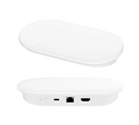 FTRONGRT Coque Compatible avec Google TV Streamer 4K 2024 Animateur, Étanche, Silicone Souple Anti-Chute Animateur TV Étui de Protection.Blanc