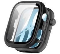 FTRONGRT Coque Compatible avec Honor Watch X5i, PC + Film Trempé, Anti-Rayures Étui de Protection Tout Compris. Noir