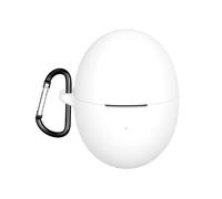 FTRONGRT Coque Compatible avec Huawei FreeBuds 6, Antichoc, Housse en Silicone pour Écouteurs Bluetooth Compatible avec Huawei FreeBuds 6.Blanc
