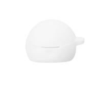 FTRONGRT Coque Compatible avec Huawei FreeClip 2 S, Silicone Souple, Résistant aux Rayures, Antichoc, Housse en Silicone pour Écouteurs Bluetooth.Blanc