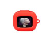 FTRONGRT Coque Compatible avec JBL Live Flex 3 Coque, Antichoc, Housse en Silicone pour Écouteurs Bluetooth Compatible avec JBL Live Flex 3.Rouge