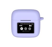 FTRONGRT Coque Compatible avec JBL Tour Pro 3, Antichoc, Housse en Silicone pour Écouteurs Bluetooth Compatible avec JBL Tour Pro 3.Violet