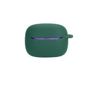 FTRONGRT Coque Compatible avec JBL Tune Beam 2, Antichoc, Housse en Silicone pour Écouteurs Bluetooth Compatible avec JBL Tune Beam 2.Vert Foncé