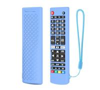 FTRONGRT Coque Compatible avec LG TV Remote AKB75095307 AKB75375604 AKB74915305, Ultra-Mince et Léger, Anti-Chute, Anti-Collision, Housse de Protection en Silicone pour Télécommande.Bleu Lumineux