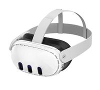 FTRONGRT Coque Compatible avec Meta Quest 3, Anti-Rayures, PC Dur, Protéger l'objectif, Étui de Protection VR Compatible avec Meta Quest 3. Transparent
