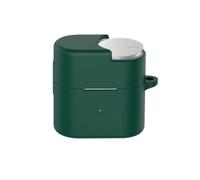 FTRONGRT Coque Compatible avec Nothing CMF Clip Pro, Silicone Souple, Résistant aux Rayures, Antichoc, Housse en Silicone pour Écouteurs Bluetooth.Vert Foncé
