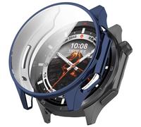FTRONGRT Coque Compatible avec OnePlus Watch 3/Oppo Watch X2, Anti-Rayures, Galvanoplastie TPU Souple, Boîtier de Montre Tout Compris. Bleu
