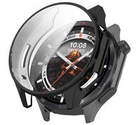 FTRONGRT Coque Compatible avec OnePlus Watch 3/Oppo Watch X2, Anti-Rayures, Galvanoplastie TPU Souple, Boîtier de Montre Tout Compris. Noir