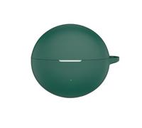 FTRONGRT Coque Compatible avec Oppo Enco Clip 2, Silicone Souple, Résistant aux Rayures, Antichoc, Housse en Silicone pour Écouteurs Bluetooth.Vert Foncé