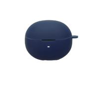 FTRONGRT Coque Compatible avec QCY MeloBuds N70, Silicone Souple, Résistant aux Rayures, Antichoc, Housse en Silicone pour Écouteurs Bluetooth.Bleu Marin