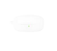 FTRONGRT Coque Compatible avec QCY T13 Pro, Silicone Souple, Résistant aux Rayures, Antichoc, Housse en Silicone pour Écouteurs Bluetooth.Blanc